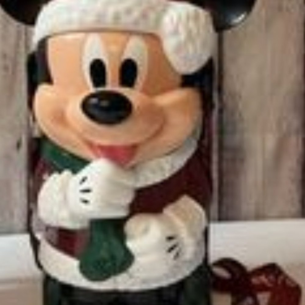 Disney Parks Santa Mickey Mouse Popcorn Tote